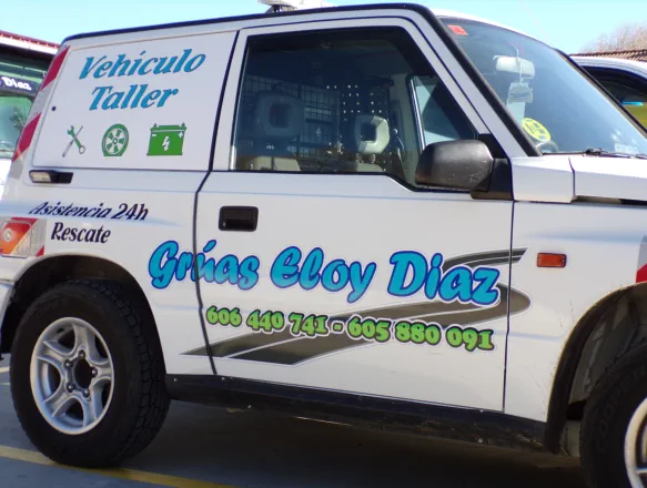 Grúas Eloy Díaz, taller mecánico móvil